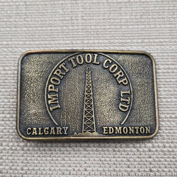 Other - Import Tool Corp Calgary Edmonton Canada Vintage Belt Buckle B888